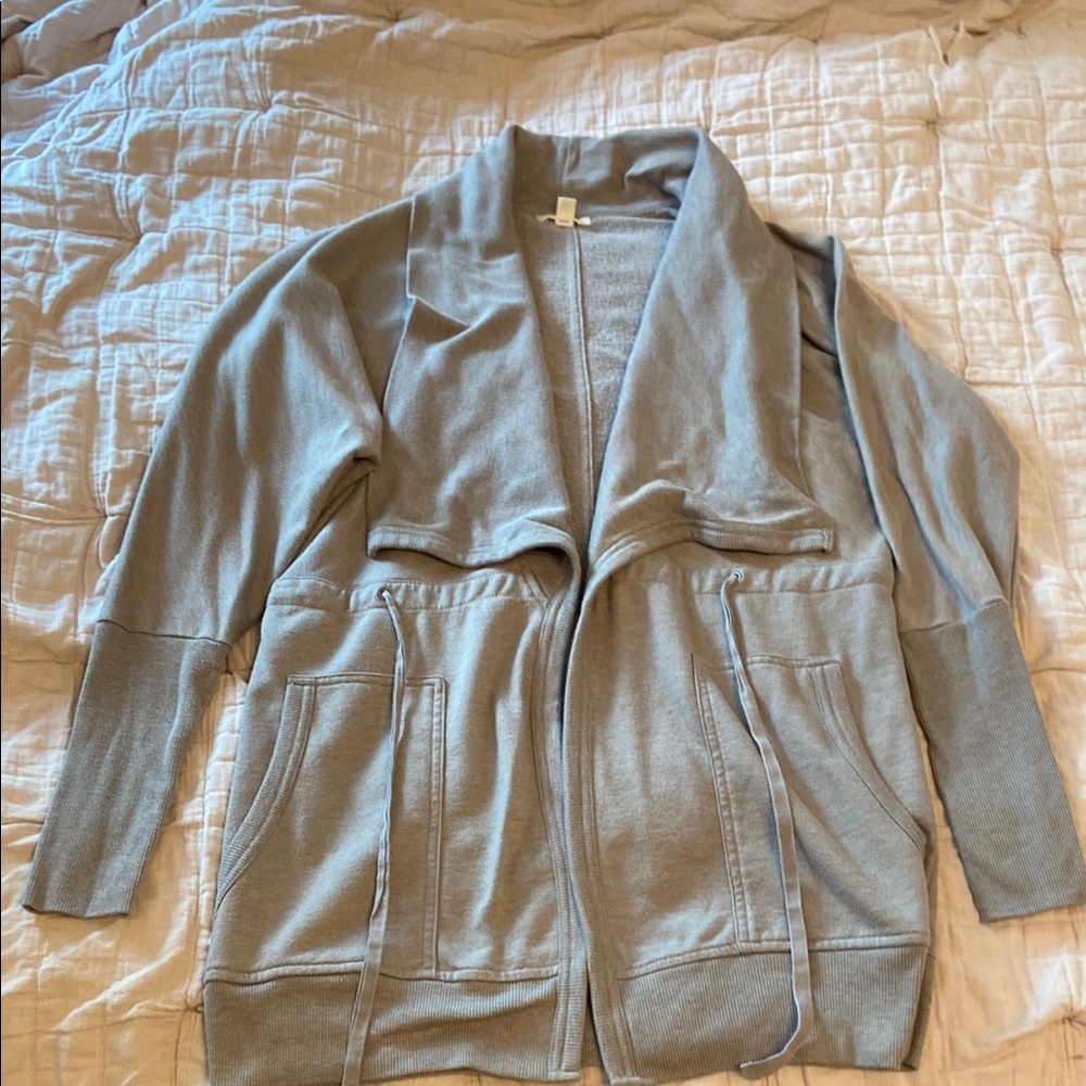 Caslon Gray Utility Jacket Soft Texture